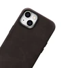 iCarer Oil Wax Premium Leather Apple iPhone 14 Plus Magnetic Leather with MagSafe dėklas telefonui rudos spalvos (WMI14220703-BN)