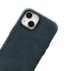 iCarer Oil Wax Premium Leather Apple iPhone 14 Plus Magnetic Leather with MagSafe dėklas telefonui mėlynos spalvos (WMI14220703-BU)
