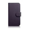 iCarer Wallet 2in1 Apple iPhone 14 Leather atverčiamas Anti-RFID Dark dėklas telefonui violetinės spalvos (WMI14220725-DP)