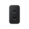 EP-T5020XBE Samsung Dual USB-C 50W kelioninis įkroviklis + USB-C duomenų kabelis Juodas