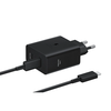 EP-T5020XBE Samsung Dual USB-C 50W kelioninis įkroviklis + USB-C duomenų kabelis Juodas