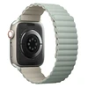 Uniq Išmaniojo laikrodžio Apple Watch 4/5/6/7/8/SE/ULTRA magnetinis/dvipusis dirželis, Smėlio/Žalsvos spalvos, 44/45/49mm