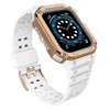 Išmaniojo laikrodžio Apple SE/7 silikoninis Hurtel dirželis, Baltos spalvos, 38/40/41 mm