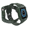 Išmaniojo laikrodžio Apple SE/7 silikoninis Hurtel dirželis, Žalios spalvos, 42/44/45 mm