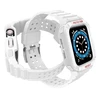 Dėklas Išmaniojo laikrodžio Apple SE/7 silikoninis Hurtel dirželis, Baltos spalvos, 42/44/45 mm