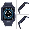 Išmaniojo laikrodžio Apple SE/7 silikoninis Hurtel dirželis, Mėlynos spalvos, 38/40/41 mm