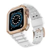 Išmaniojo laikrodžio Apple SE/7 silikoninis Hurtel dirželis, Baltos spalvos, 38/40/41 mm