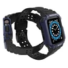 Išmaniojo laikrodžio Apple SE/7 silikoninis Hurtel dirželis, Juodos spalvos, 42/44/45 mm