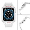 Dėklas Išmaniojo laikrodžio Apple SE/7 silikoninis Hurtel dirželis, Baltos spalvos, 42/44/45 mm