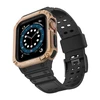 Išmaniojo laikrodžio Apple SE/7 silikoninis Hurtel dirželis, Juodos spalvos, 42/44/45 mm