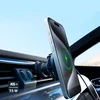Telefono lakiklis su belaidžiu įkrovimu SBS TESUPFANWIR15W 15W for air vent, with cooling - juodas