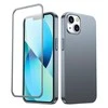 Joyroom 360 priekinis ir galinis dangtelis telefonui Apple iPhone 13 + apsauginis ekrano stiklas pilkas (JR-BP927 tranish)
