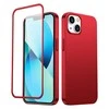 Joyroom 360 Full Case priekinis ir galinis dangtelis, skirtas iPhone 13 + grūdinto stiklo ekrano apsauga raudona (JR-BP927 raudona)