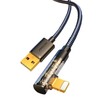 Kampinis kabelis prie USB-A / Lightning / 1.2 m Joyroom S-UL012A6 (juodas)