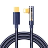 USB-C žaibo kampo kabelis 20 W 1.2 m Joyroom S-CL020A6 (mėlyna)