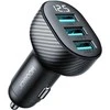 Automobilinis įkroviklis Joyroom JR-CCD03 3xUSB-A 17W juodas