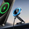 Joyroom JR-ZS408 magnetinis laikiklis su 15 W indukciniu įkrovikliu automobilio kabinai – juodas