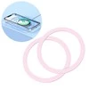 Joyroom set of metal magnetic rings for smartphone 2 pcs. rožinės spalvos (JR-Mag-M3)