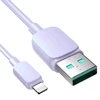 USB kabelis Joyroom (S-AL012A14) lightning (2.4A) 1.2m violetinis
