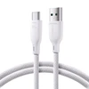 USB kabelis Joyroom (S-A34) C tipo (100W 3A) 1m baltas