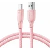 USB kabelis Joyroom (S-A34) type-C (100W 3A) 1m rožinis