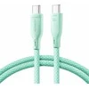 USB kabelis Joyroom (S-A34) "USB-C (Type-C) - USB-C (Type-C)" (60W 1m) žalias
