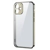 Joyroom New Beauty Series ultra plonas with electroplated frame iPhone 12 Pro Max dėklas telefonui aukso spalvos (JR-BP744)