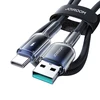 Joyroom USB-A USB-C kabelis S-A42 3A 1.2m juodos spalvos