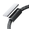 USB kabelis Joyroom SA-50 USB-A to USB-C 3A 1.2m tamsiai pilkas
