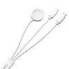 Apple Watch magnetinis įkroviklis Joyroom S-IW008 Lightning + USB-C 5 V 1.2 m (baltas)