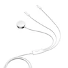 Apple Watch magnetinis įkroviklis Joyroom S-IW008 Lightning + USB-C 5 V 1.2 m (baltas)