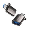 Adapteris USB vyriškas ir moteriškas C tipo Joyroom S-H151 (juodas)