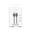 Puro 12W TPE USB-A - microUSB 2m kabelis - juodos spalvos