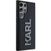 Samsung Galaxy S23 Ultra Karl Lagerfeld dėklas 3D Rubber Glitter Logo (KLHCS23L3DMBKCK) juodos spalvos