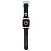Apyrankė Apple Watch 4 / 5 / 6 / 7 / 8 / SE (38 / 40 / 41 MM) Karl Lagerfeld 3D Rubber Karl Head (KLAWMSLKNK) juodos spalvos