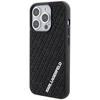 Apple iPhone 15 Pro Karl Lagerfeld dėklas 3D Rubber Multi Logo (KLHCP15L3DMKRLK) juodos spalvos
