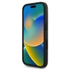 Apple iPhone 16 Karl Lagerfeld 3D Rubber Signature (KLHCP16S3DRKSDLK) dėklas telefonui juodos spalvos