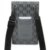 Karl Lagerfeld krepšys Saffiano Monogram Ikonik (KLWBSAKHPKG) sidabrinės spalvos