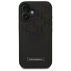 Karl Lagerfeld Cardslots Monogram Apple iPhone 16 - dėklas telefonui juodos spalvos