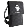 Karl Lagerfeld krepšys Saffiano Monogram Choupette (KLWBSAKHPCK) juodos spalvos