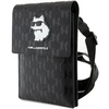 Karl Lagerfeld krepšys Saffiano Monogram Choupette (KLWBSAKHPCK) juodos spalvos