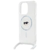 Karl Lagerfeld KLHMP16XHCKHNT Apple iPhone 16 Pro Max 6.9" dėklas telefonui skaidrus Crossbody IML Karl Head MagSafe