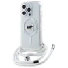 Karl Lagerfeld KLHMP16XHCKHNT Apple iPhone 16 Pro Max 6.9" dėklas telefonui skaidrus Crossbody IML Karl Head MagSafe