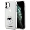 Apple iPhone 11 / XR Karl Lagerfeld dėklas Ikonik Choupette (KLHCN61HNCHTCT) skaidrus
