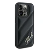 Apple iPhone 15 Pro Max Karl Lagerfeld Diagonal Quilted Script (KLHCP15XPQDSMGK) dėklas telefonui juodos spalvos