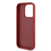 Dėklas Apple iPhone 15 Pro Max Karl Lagerfeld Diagonal Quilted Script (KLHCP15XPQDSMGR) raudona