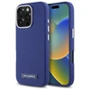 Karl Lagerfeld KLHMP16LPGMSRPB Apple iPhone 16 Pro 6.3" dėklas telefonui mėlynos spalvos FW Metal Plate MagSafe