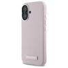 Karl Lagerfeld FW Metal Plate MagSafe Apple iPhone 16 - dėklas telefonui rožinės spalvos
