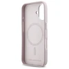 Karl Lagerfeld KLHMP16SPGMSRPP Apple iPhone 16 6.1″ rožinės spalvos kietas dėklas FW Metal Plate MagSafe