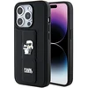 Dėklas Karl Lagerfeld KLHCP15XGSAKCPK IPHONE 15 PRO MAX 6.7 "Juodas/Juodas HARDCASE GRIPSTAND SAFFIANO KARL &amp; CHOUPETTE PINS